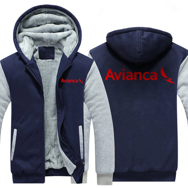 AVIANCA AIRLINES JACKETS FLEECE SWEATSHIRT